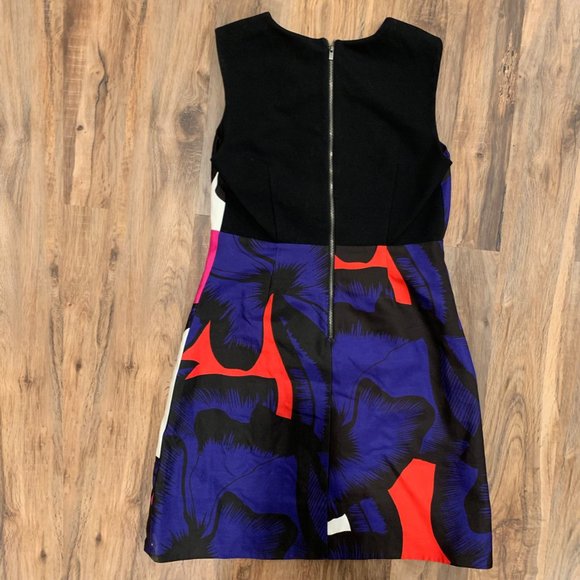 Diane Von Furstenberg Yvette Floral Sateen Dress - Picture 6 of 7